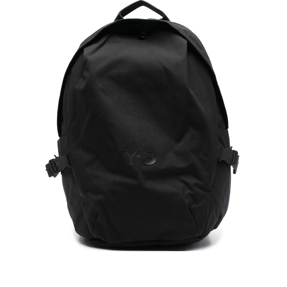 Y-3 Logo-patch Buckle-strap Backpack