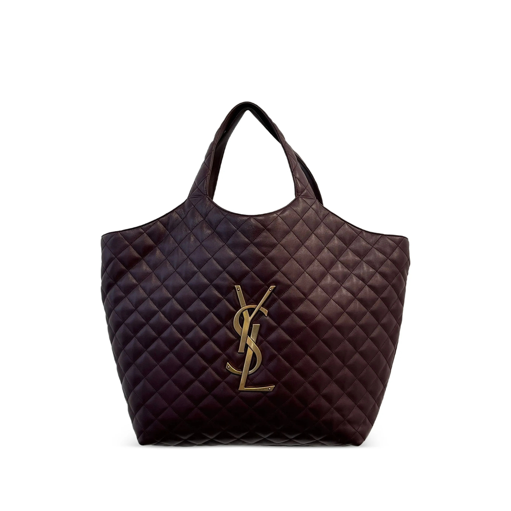 Saint Laurent Icare Quilted Nappa Tote