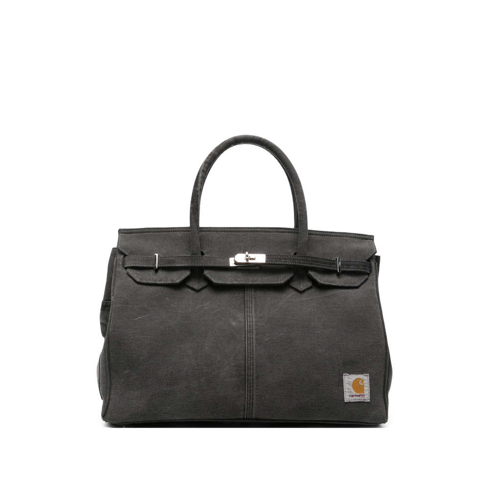 Another Chance Buckle-fastening Logo-patch Tote Bag