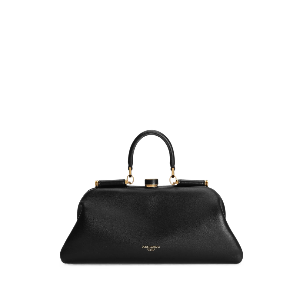 Dolce & Gabbana Medium Grandma Handbag In Plongé Nappa Leather