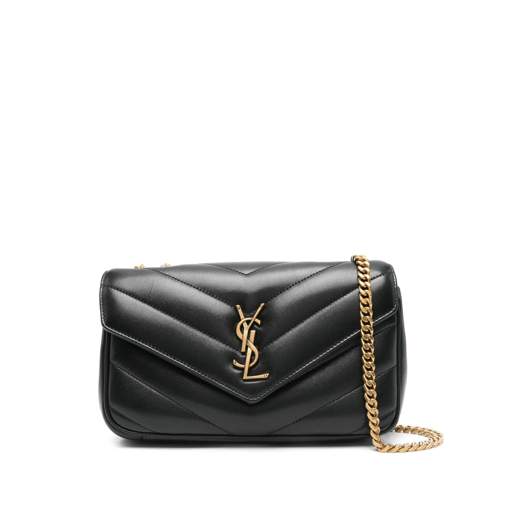 Saint Laurent Loulou Small In Matelassé Lambskin