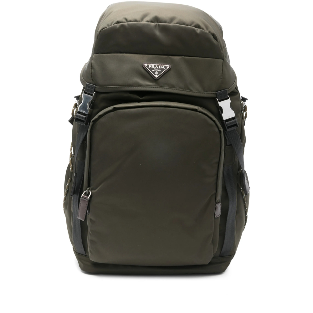 Prada Speedrock Re-Nylon And Leather Backpack