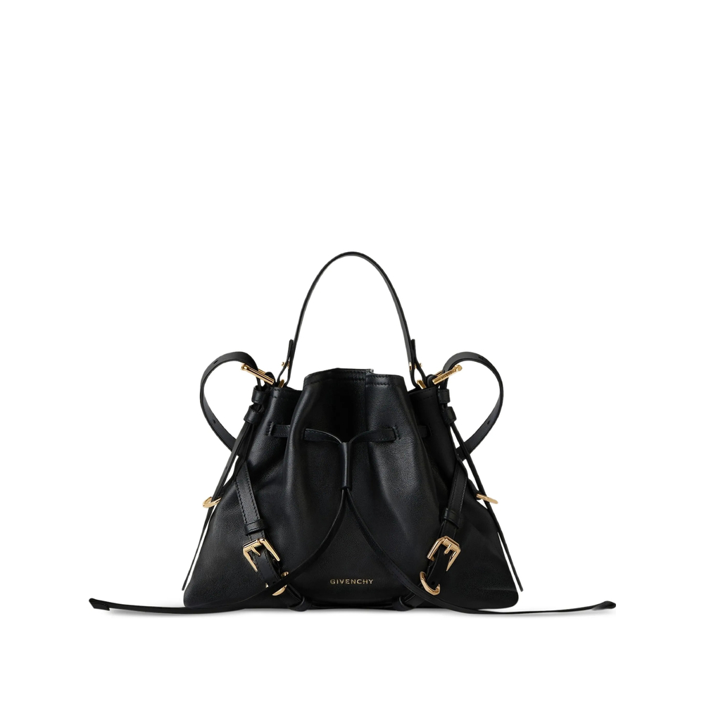 Givenchy Small Voyou Bucket Bag In Shiny Leather
