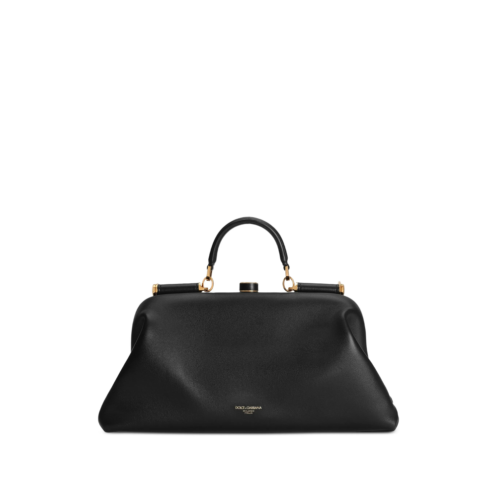 Dolce & Gabbana Large Grandma Handbag In Plongé Nappa Leather