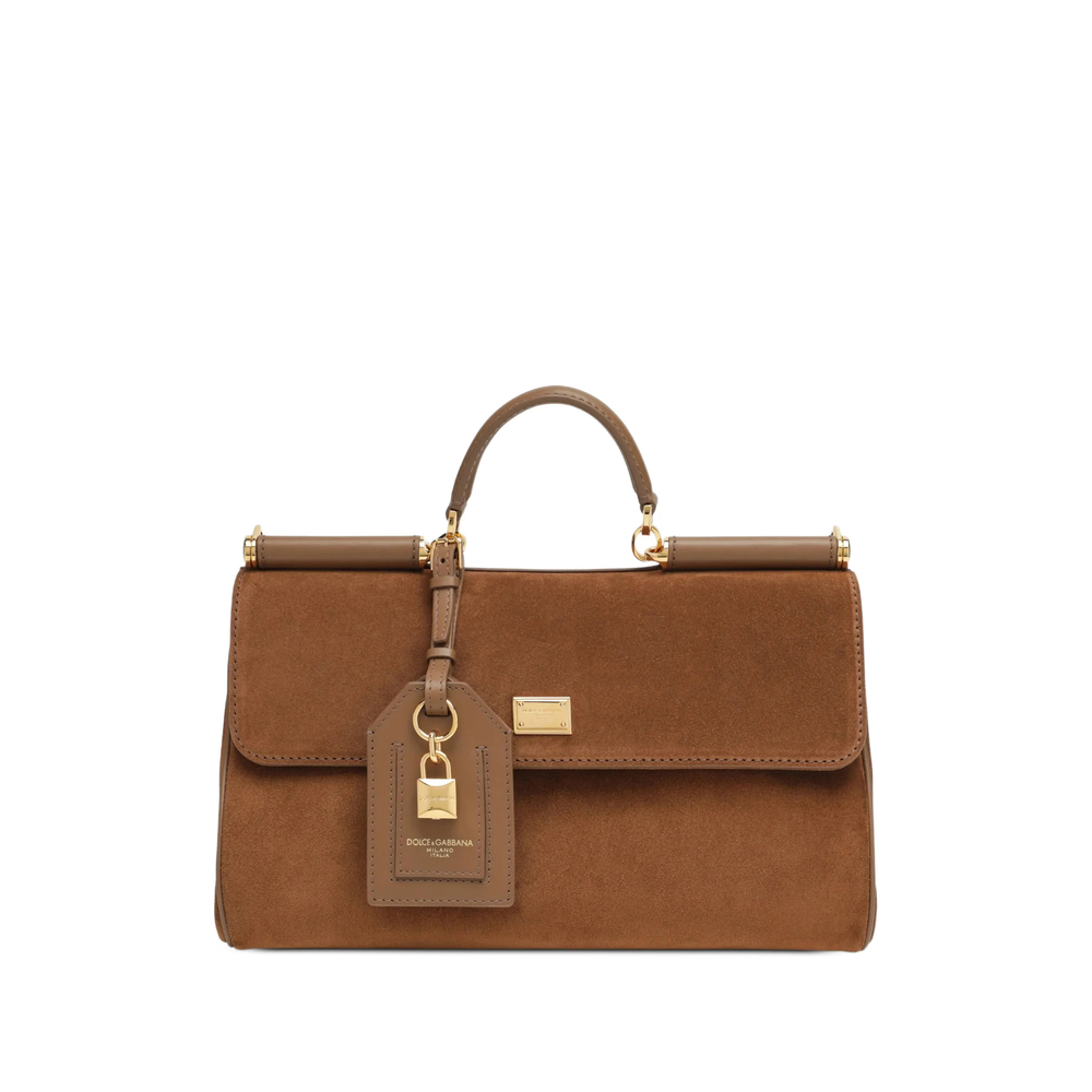 Dolce & Gabbana Medium My Sicily Handbag In Split-calfskin