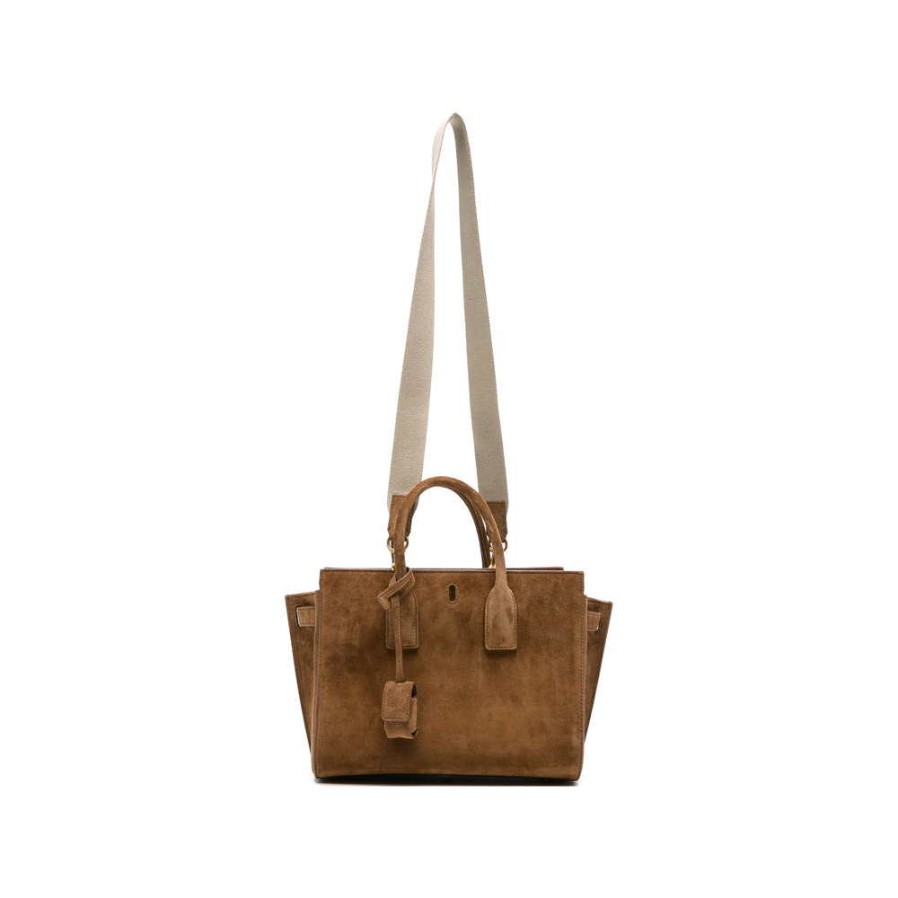 Saint Laurent Sac De Jour In Suede - Small Tote Bag