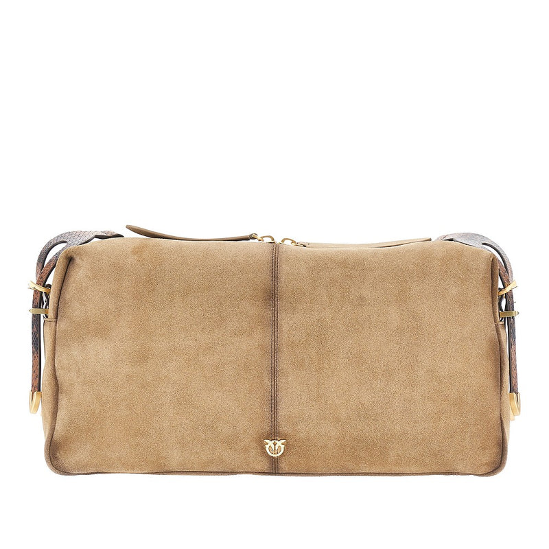 Borsa a spalla 'Keeper' grande in suede