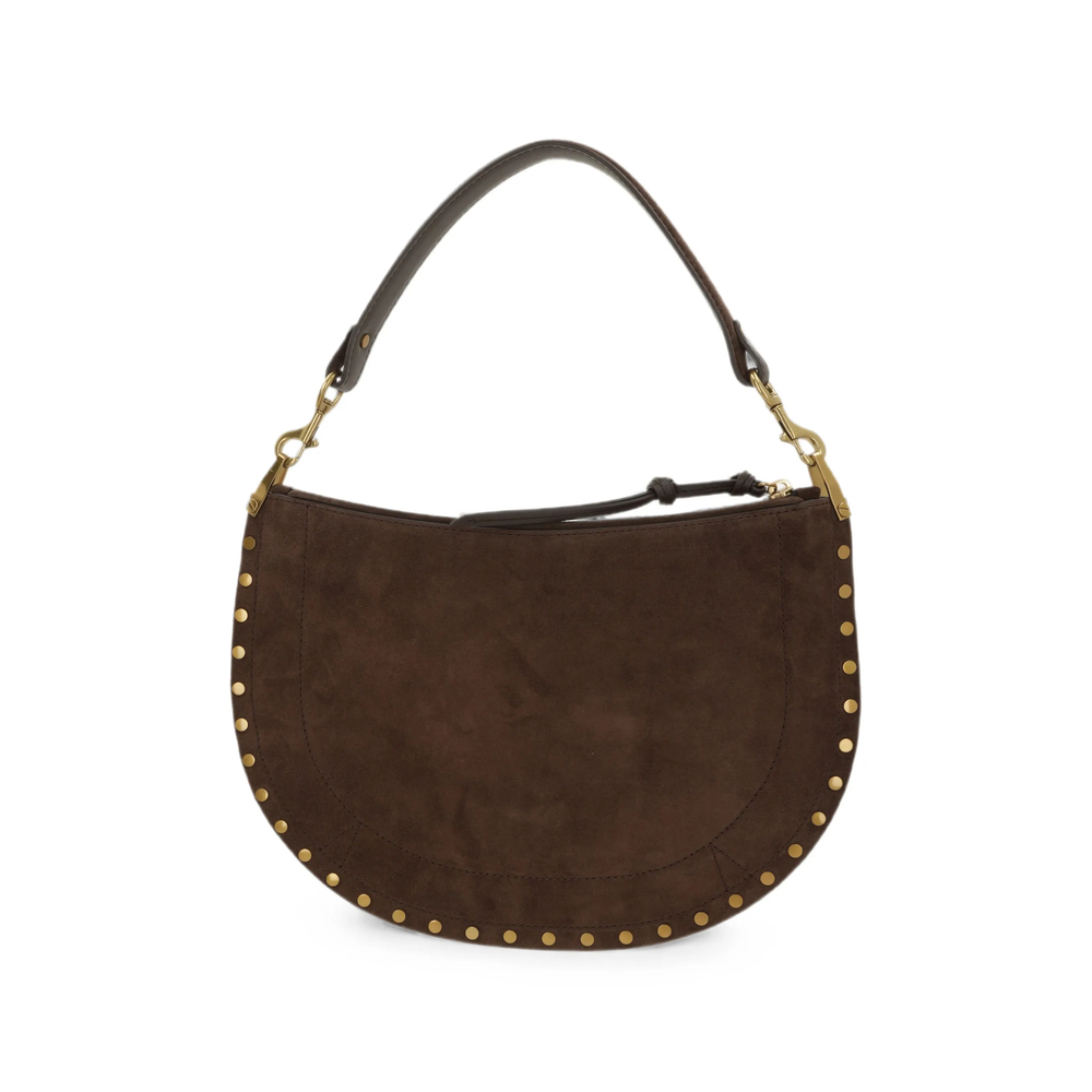 Isabel Marant Oskan Soft Zip Bag In Suede Leather