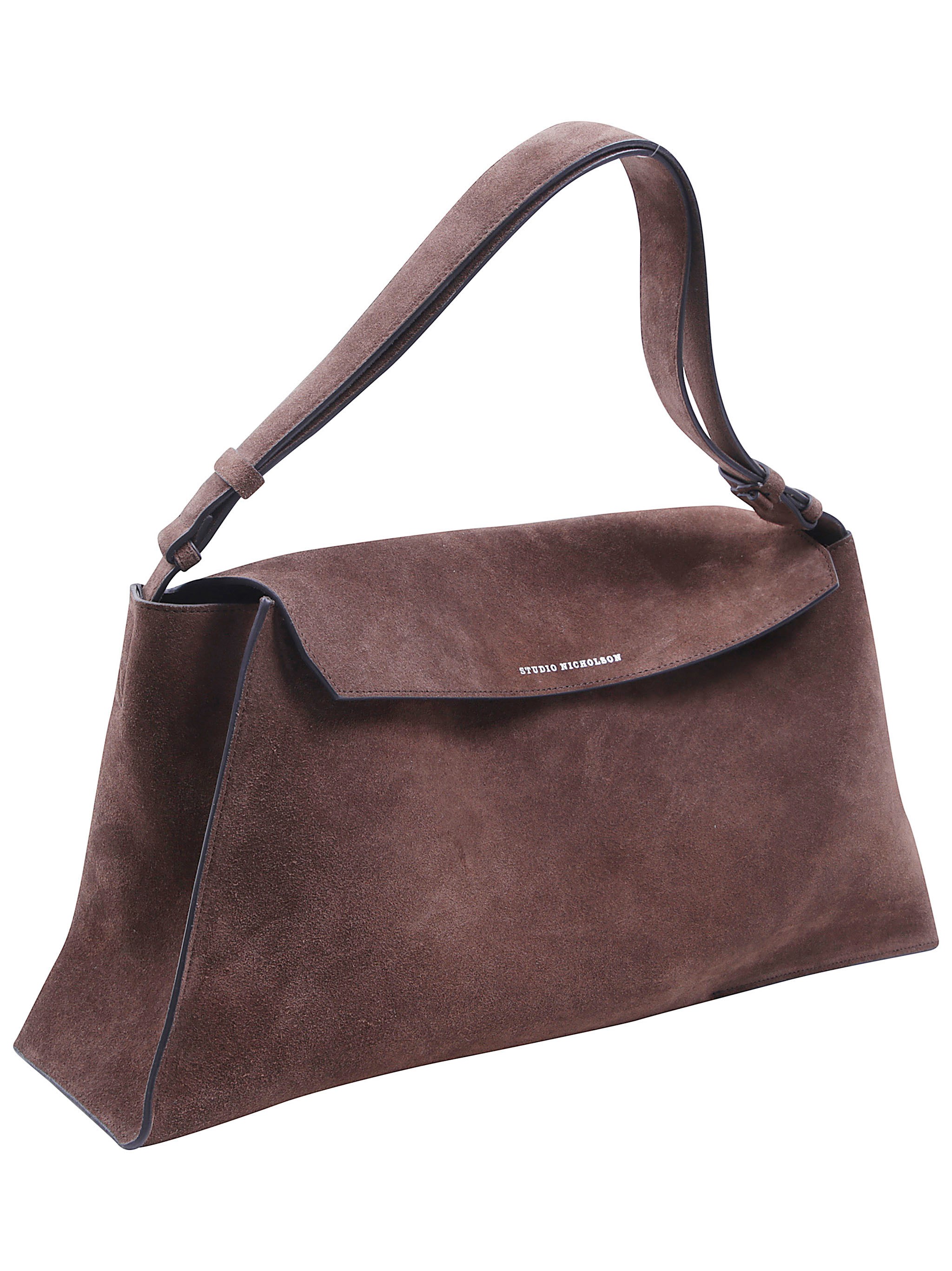 STUDIO NICHOLSON Shoulder Bag Leather "The Folded"