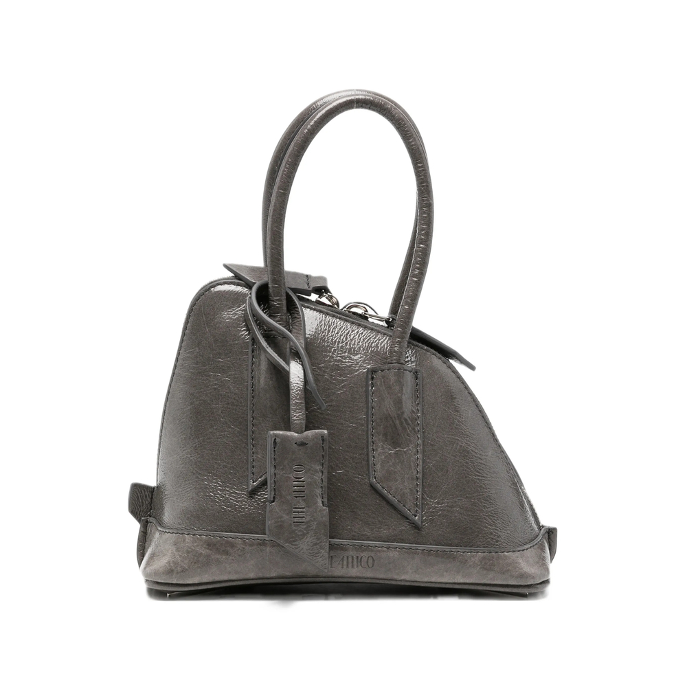 The Attico Mini Sant Ambroeus Patent-leather Tote Bag
