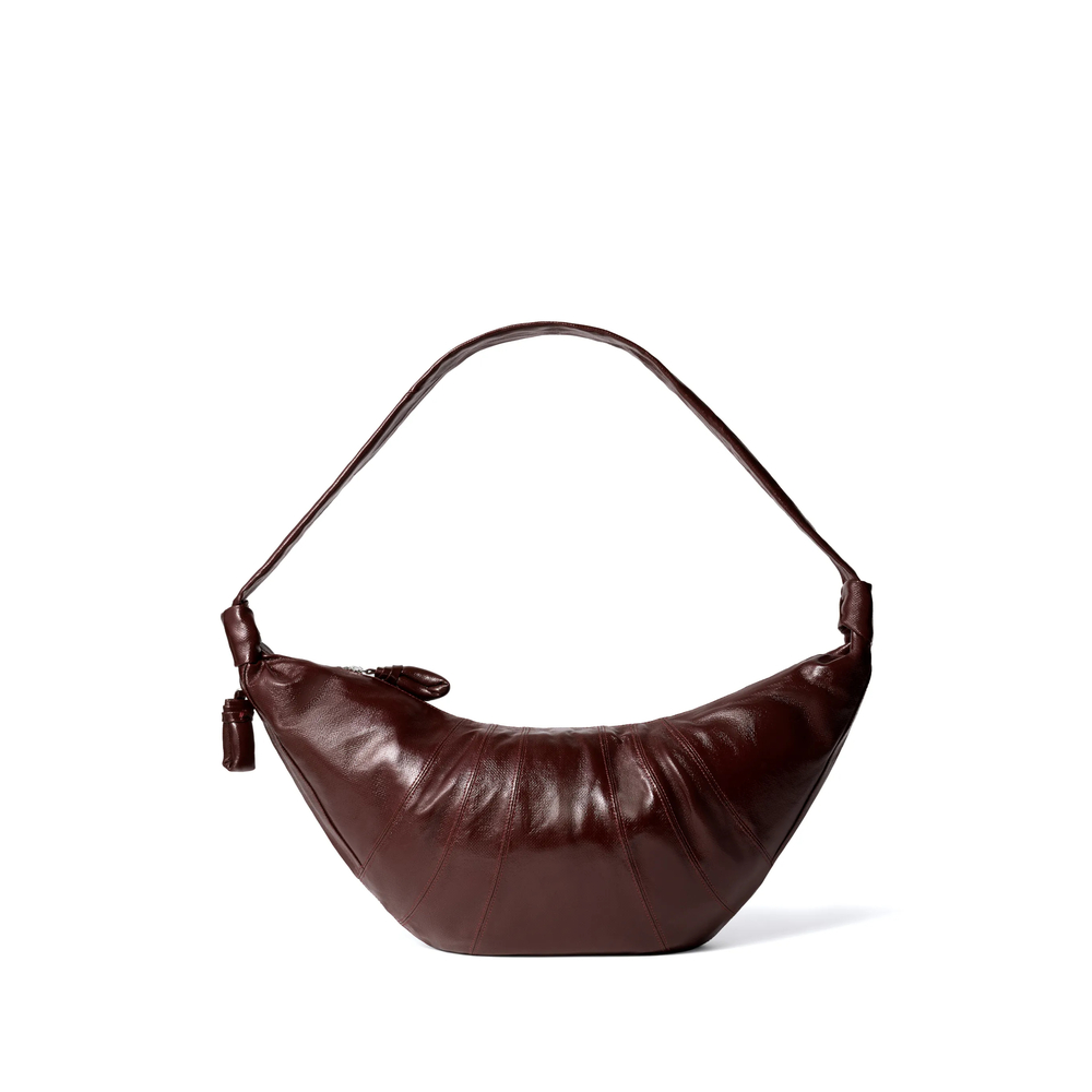 Lemaire Large Croissant Bag In Coated Cotton