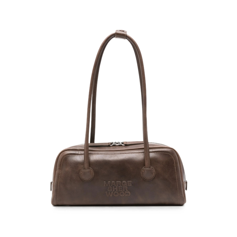 Margesherwood Logo-embossed Leather Shoulder Bag