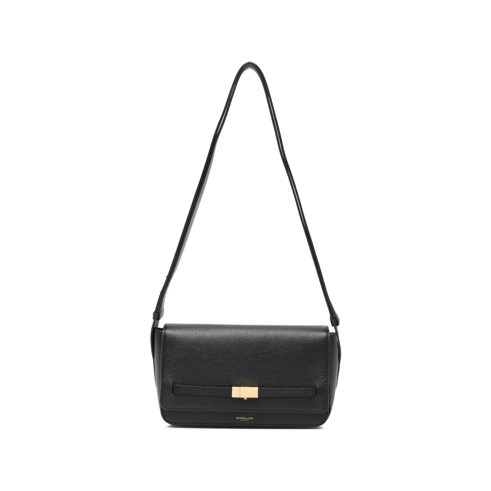 Demellier New York Grained Leather Crossbody Bag