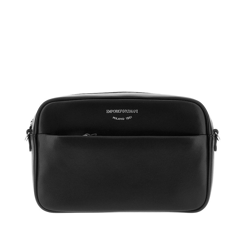 Camera bag in pelle con logo