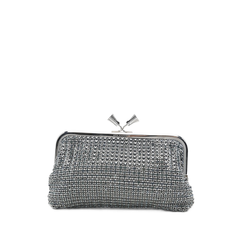 Anya Hindmarch Maud Crystal-embellished Lutch Bag