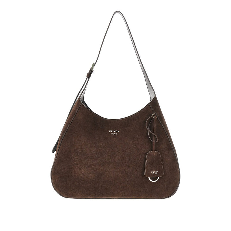 Borsa 'Prada Boogie' grande in suede