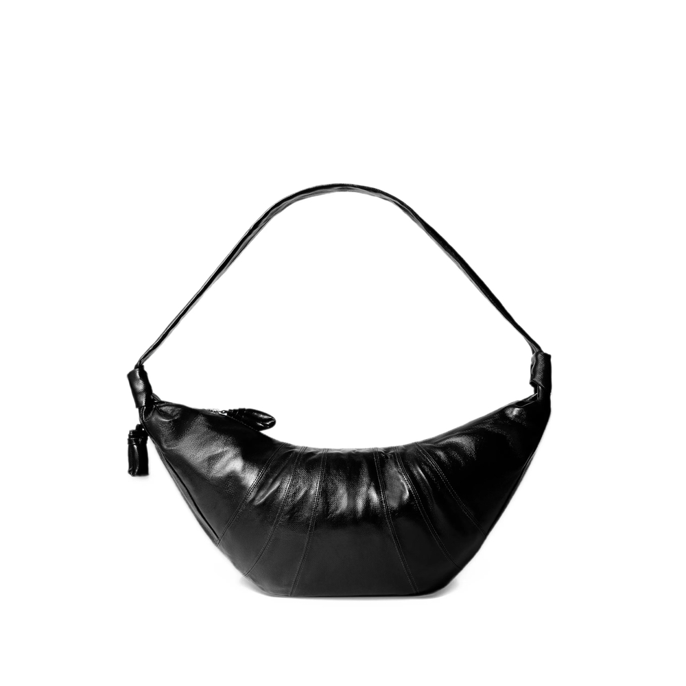 Lemaire Large Croissant Bag In Coated Cotton