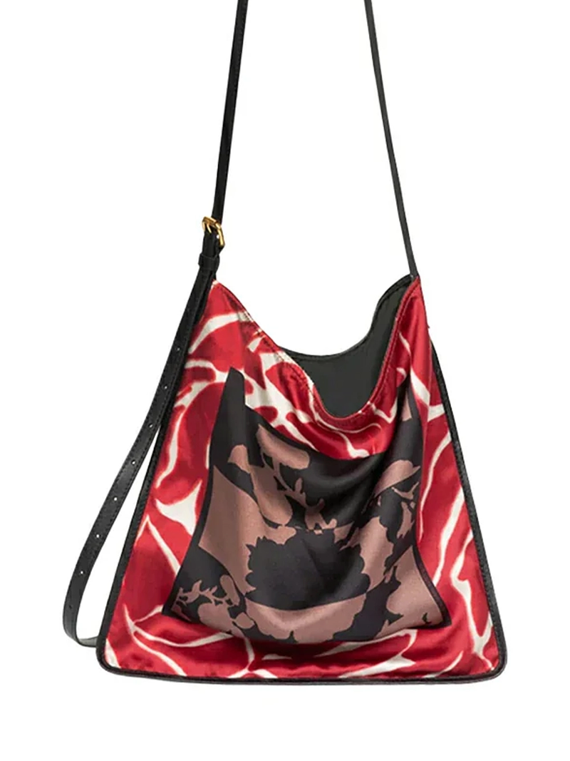 Dries Van Noten Scarf Bag Red