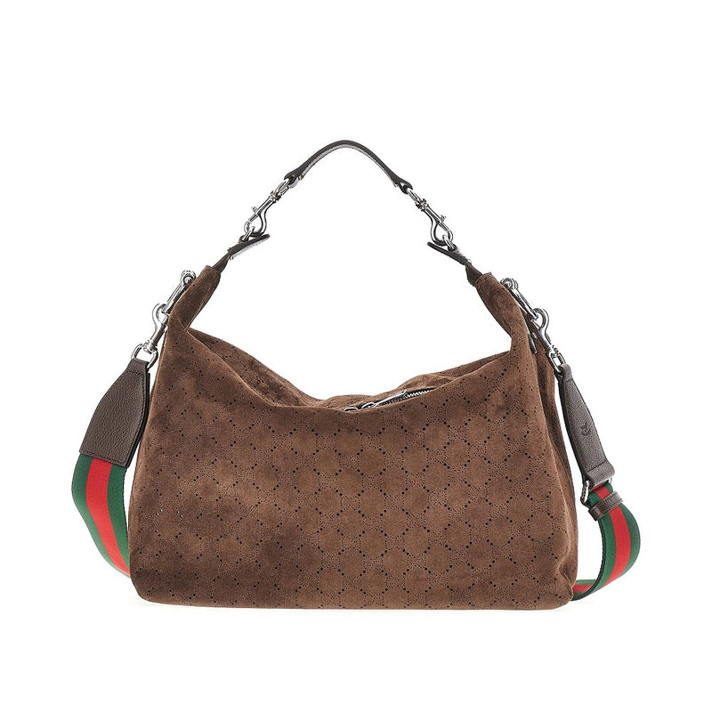 Borsa 'Brera' media in suede traforato