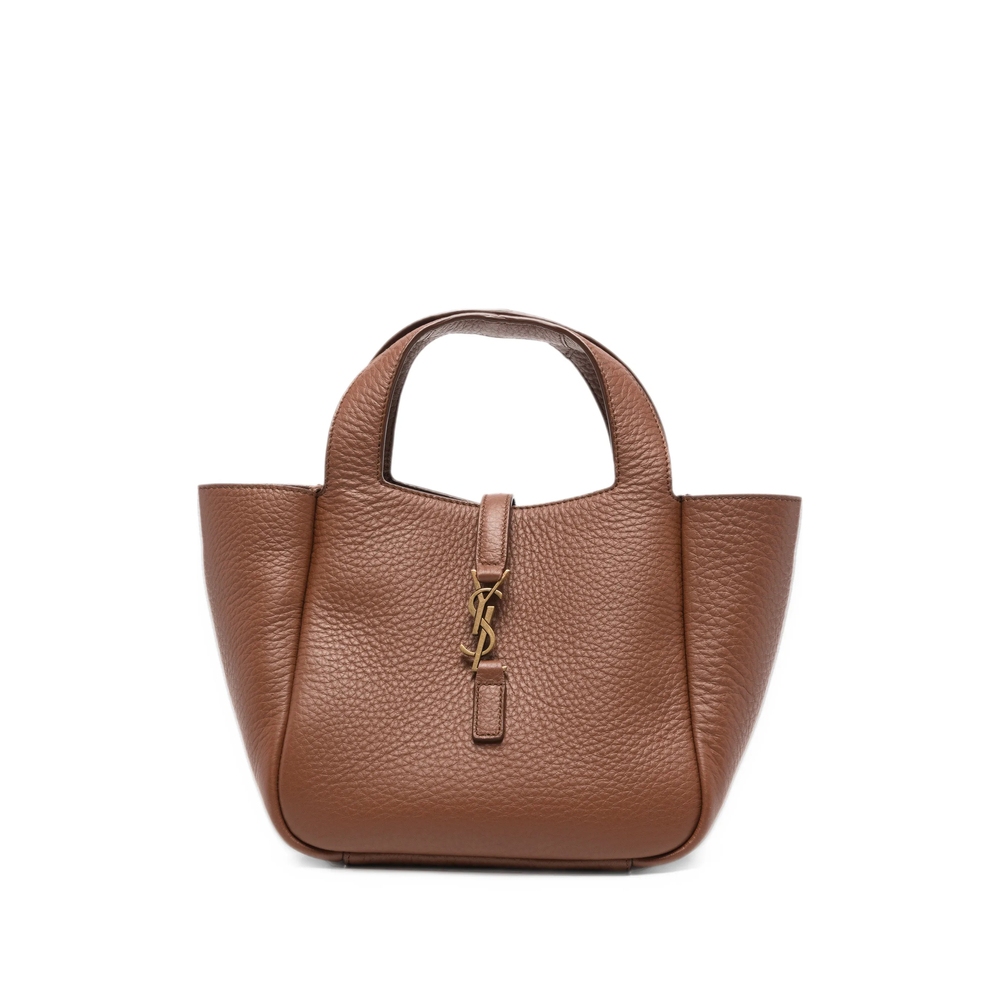 Saint Laurent Cassandre Grained Leather Tote Bag