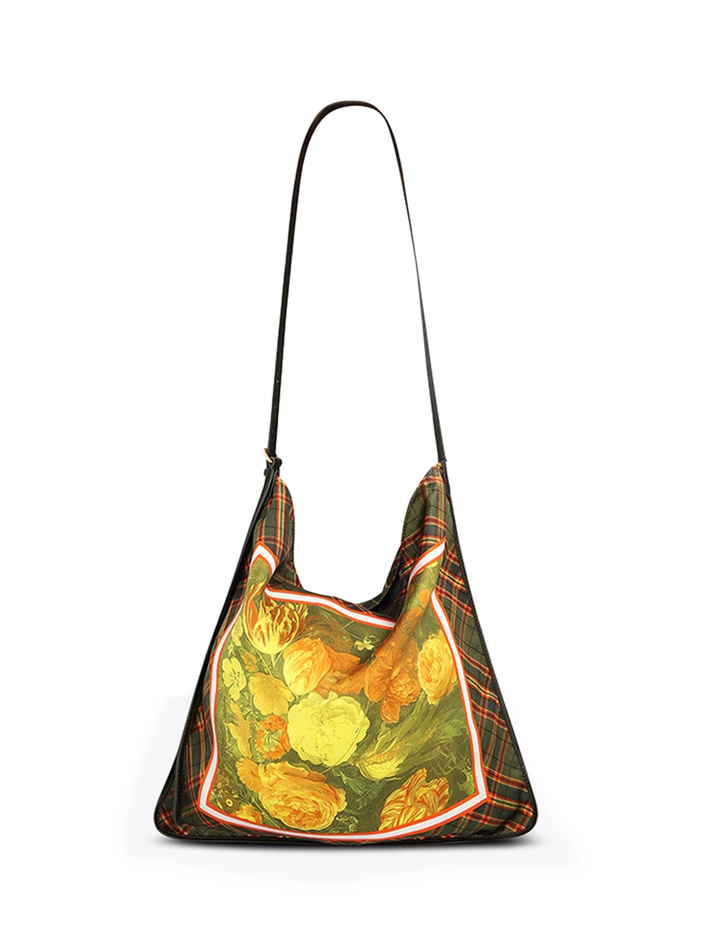 Dries Van Noten Large Scarf Bag Yellow