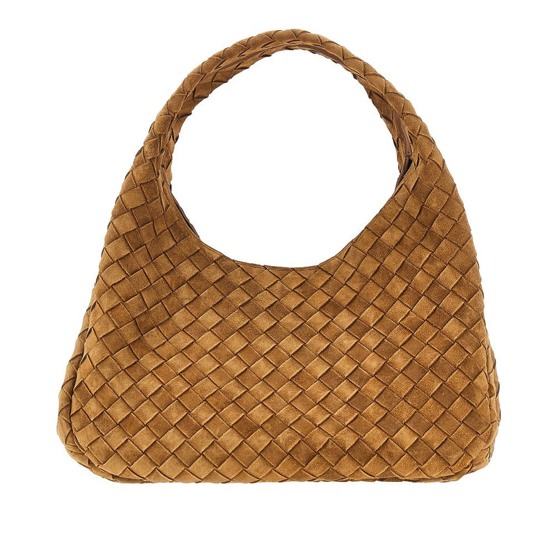 Borsa 'Campana' in suede Intrecciato