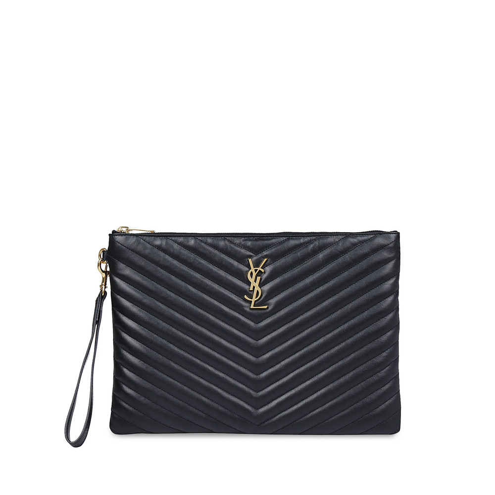 Saint Laurent Leather Clutch Bag