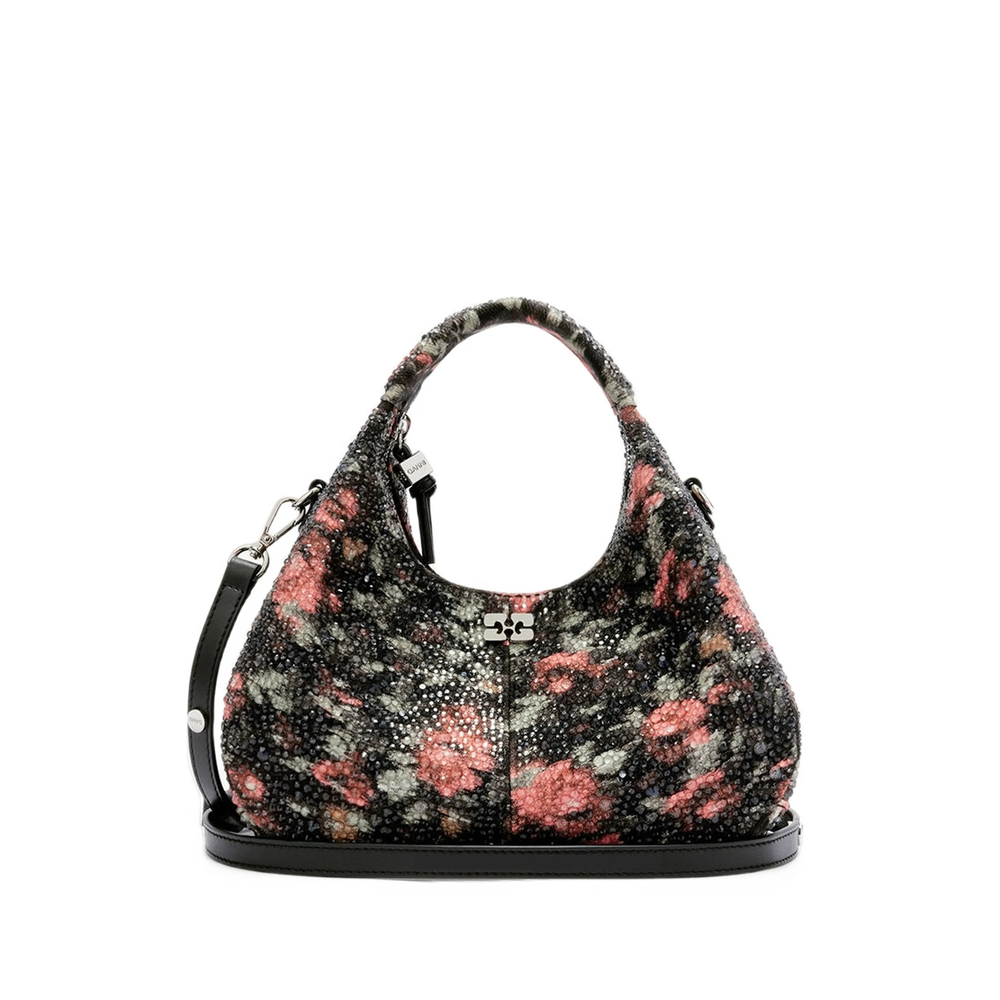 Ganni Mini Bag With Beaded Flower