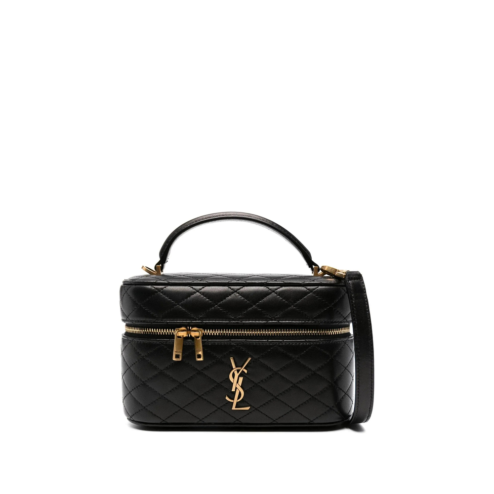Saint Laurent Medium Gaby Quilted Leather Vanity Case Bag