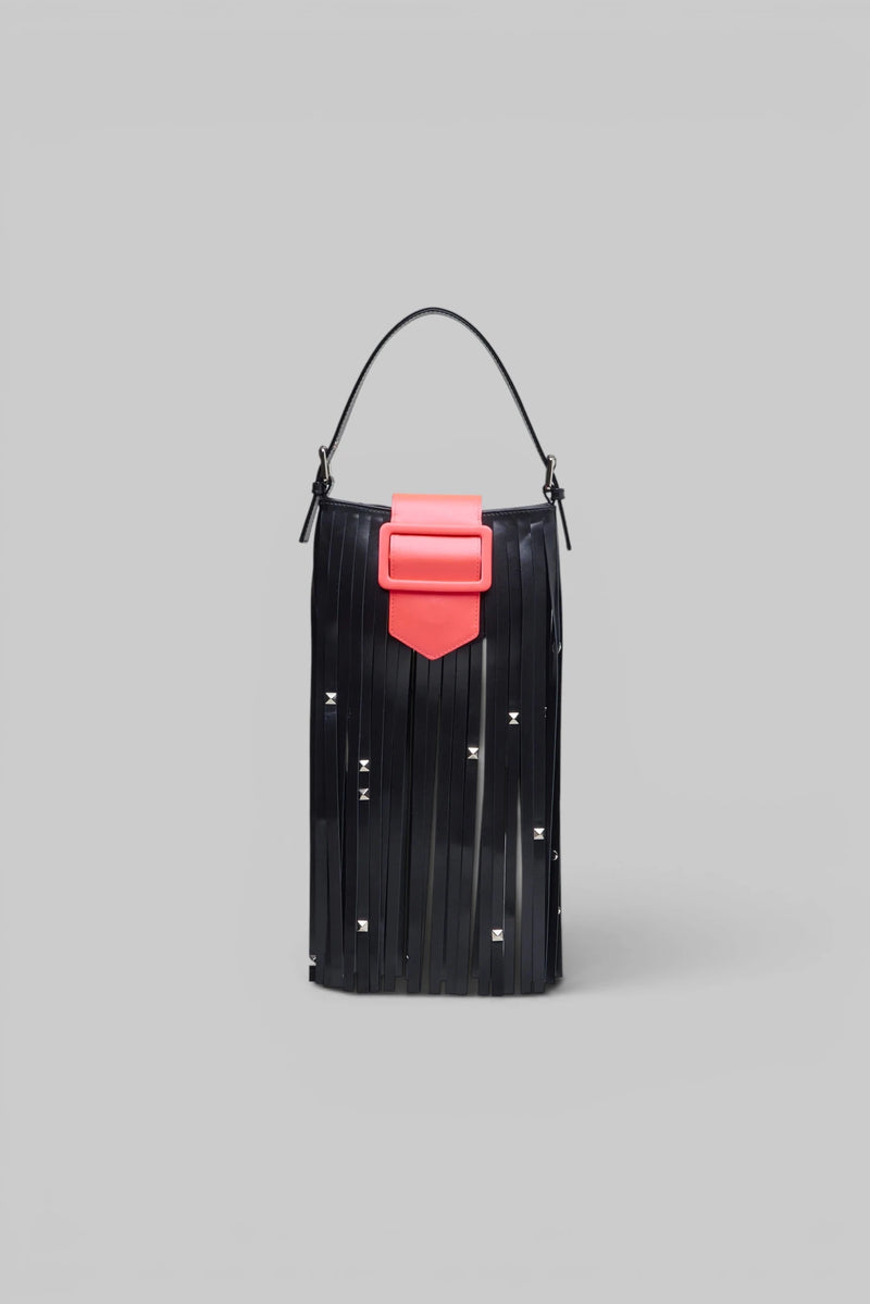 Mini Fringe Bag Leather