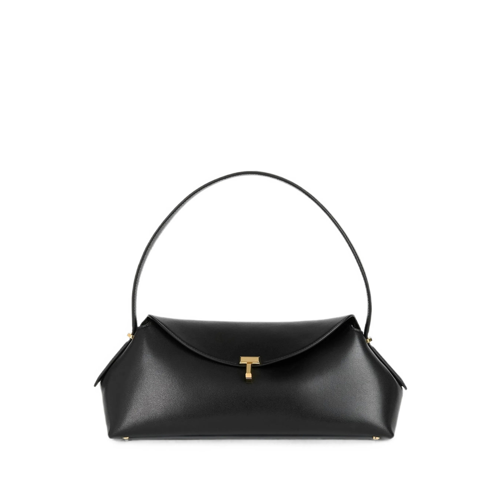 Toteme T-Lock Leather Shoulder Bag