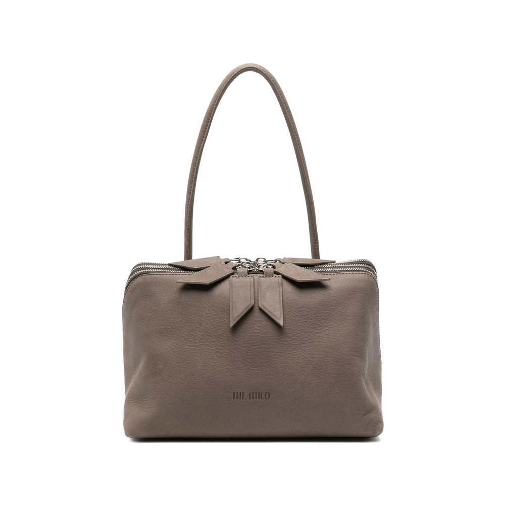 The Attico L'Altra Di Milano Triple-zip Leather Tote Bag