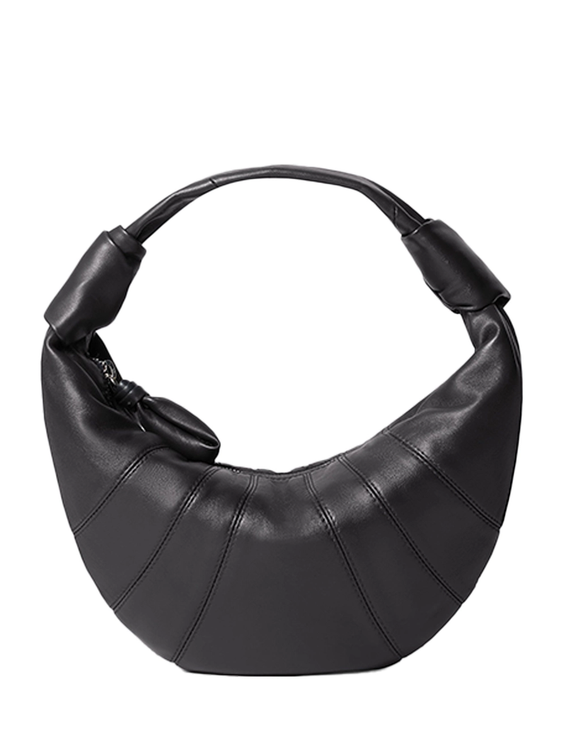 Lemaire Mini Fortune Croissant Bag Dark Choc