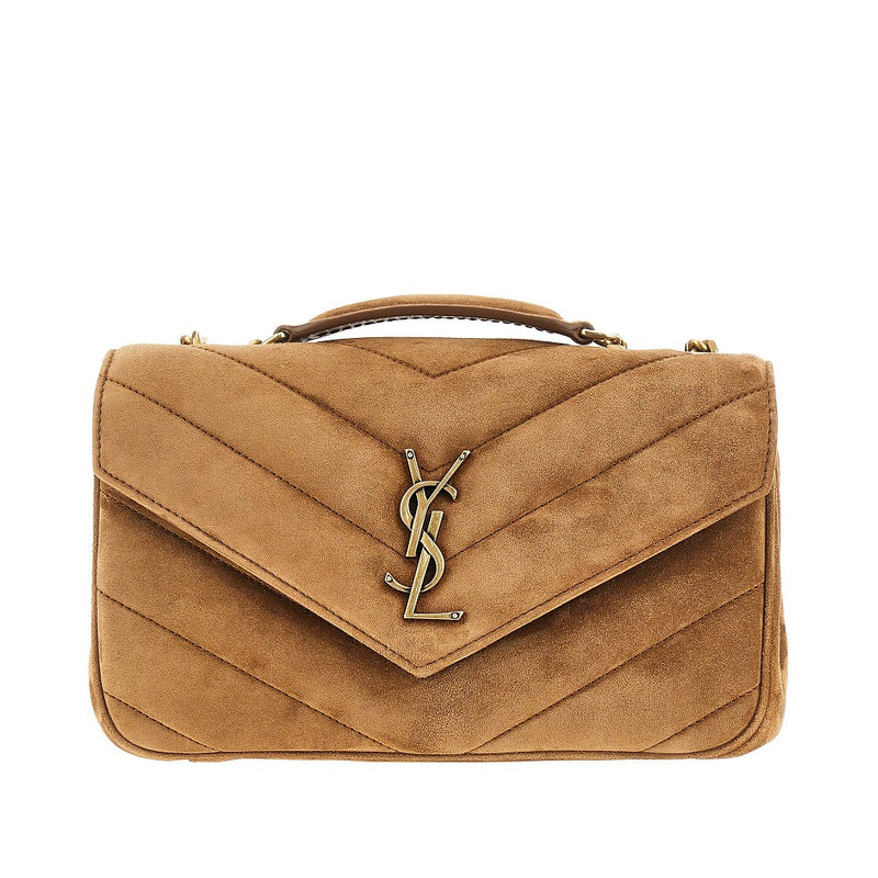 Borsa 'Loulou' piccola in pelle scamosciata