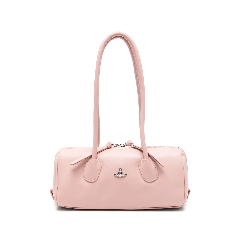 Vivienne Westwood Polly Bowling Orb-plaque Leather Shoulder Bag
