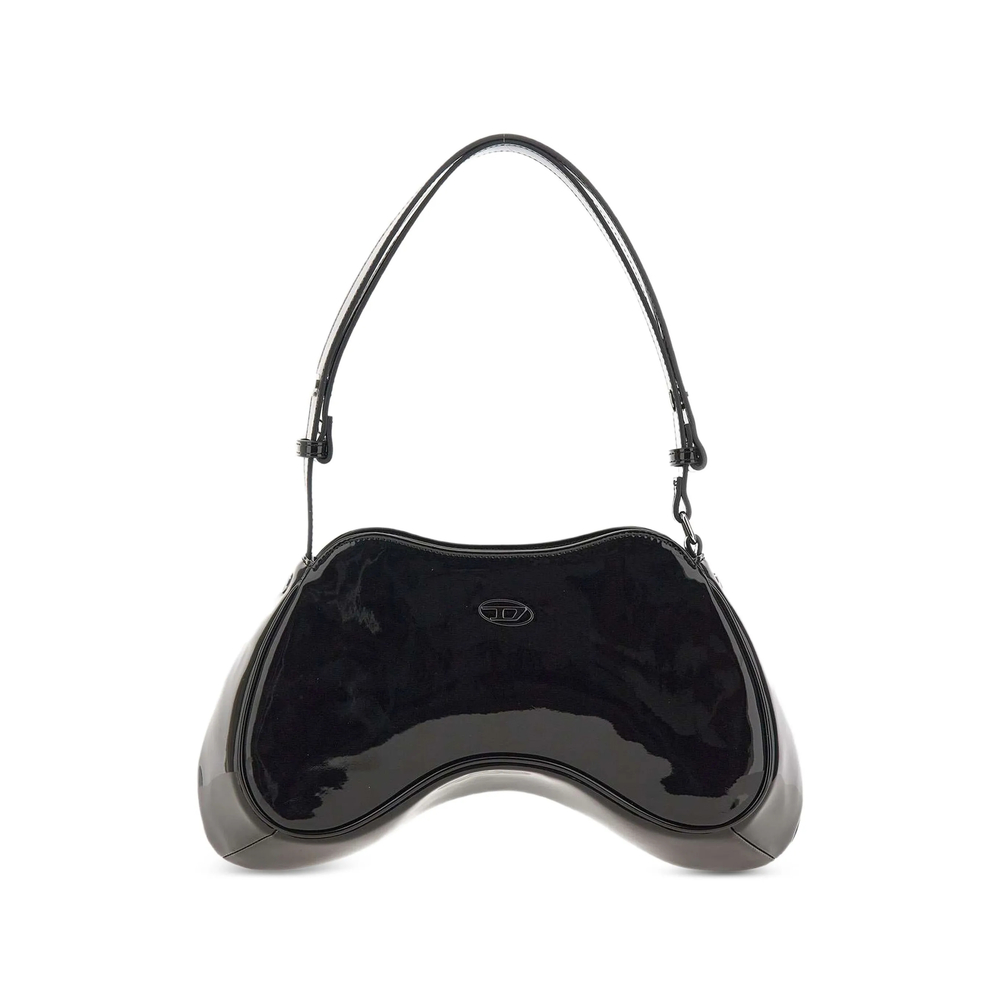 Diesel Play Patent-leather Shoulder Bag