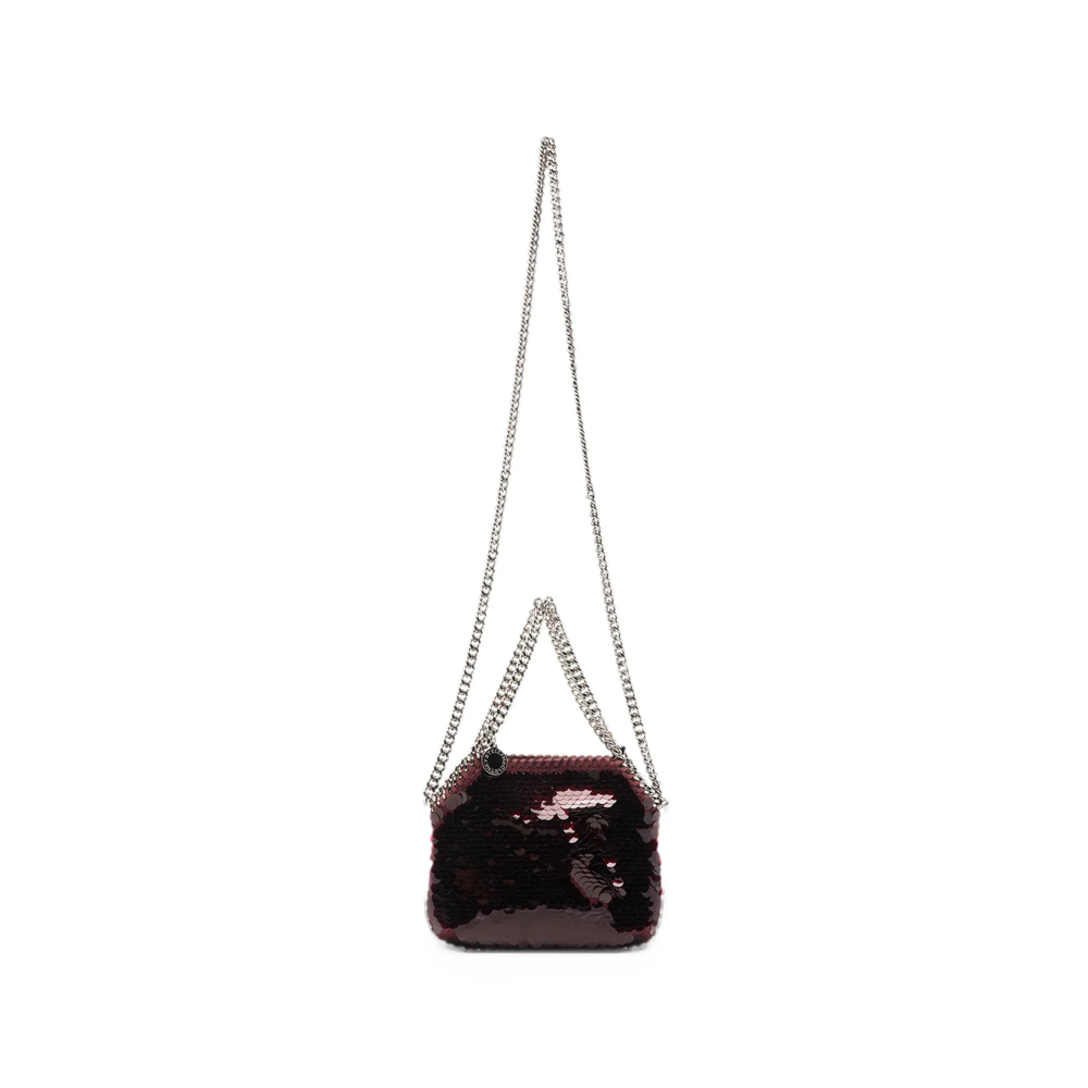 Stella Mccartney Falabella Sequin-embellished Shoulder Bag