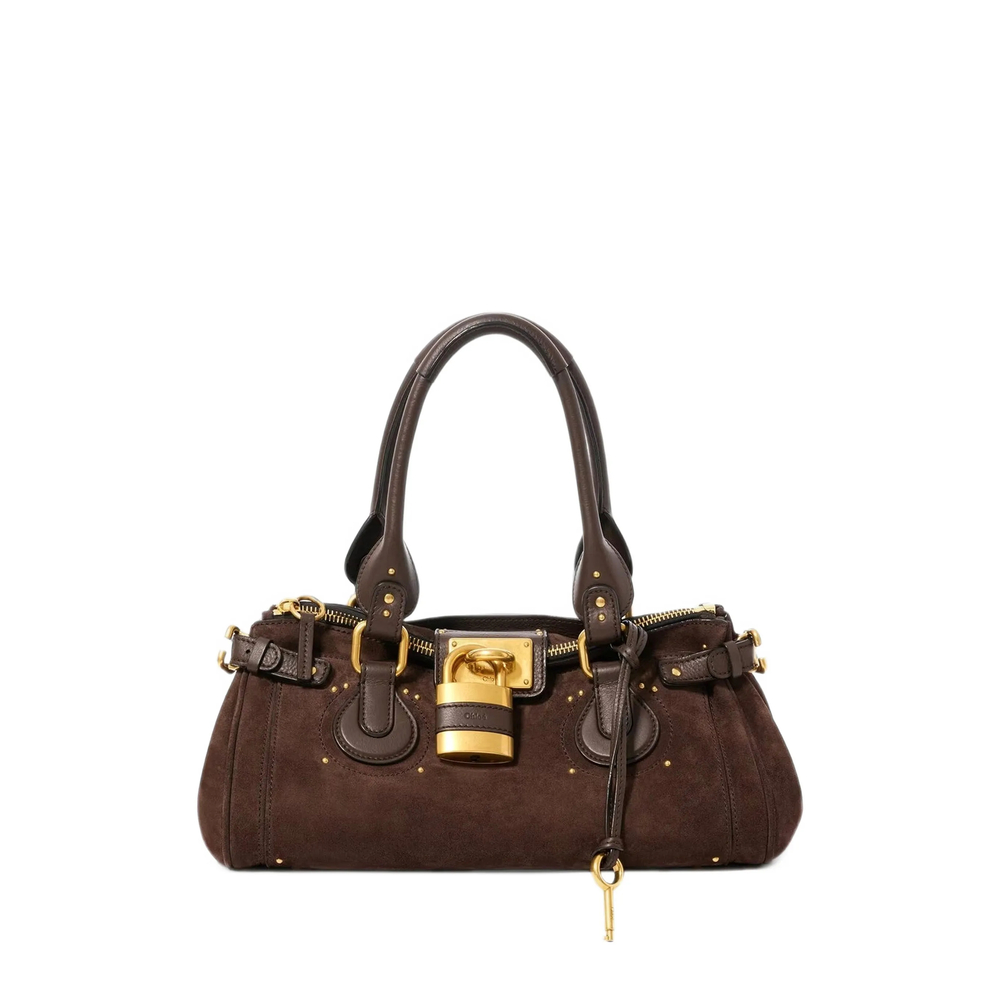 Chloé Paddington Bag In Suede Leather
