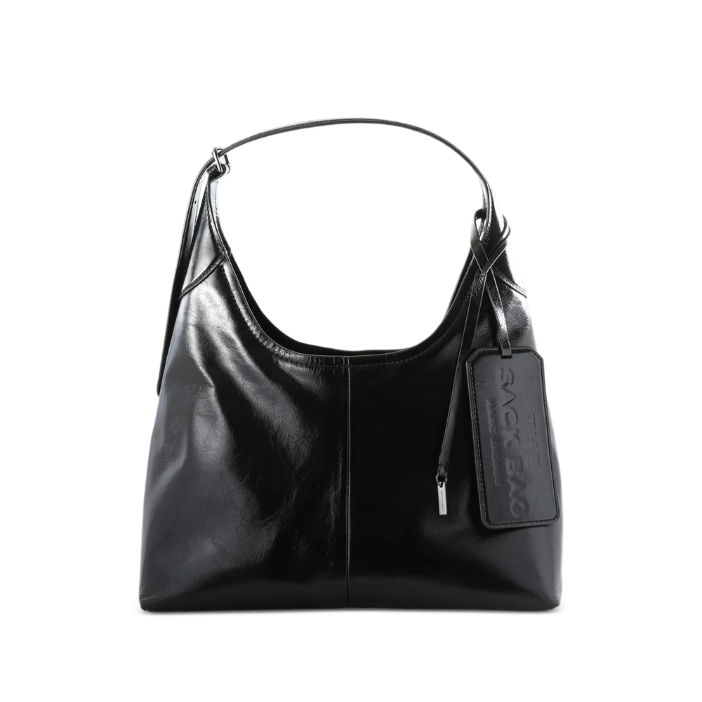 Marc Jacobs Belted Sack Bag In Crinkle Leather