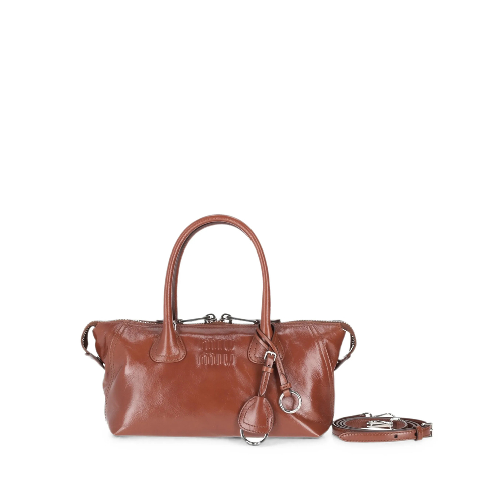 Miu Miu Logo-embossed Tote Bag