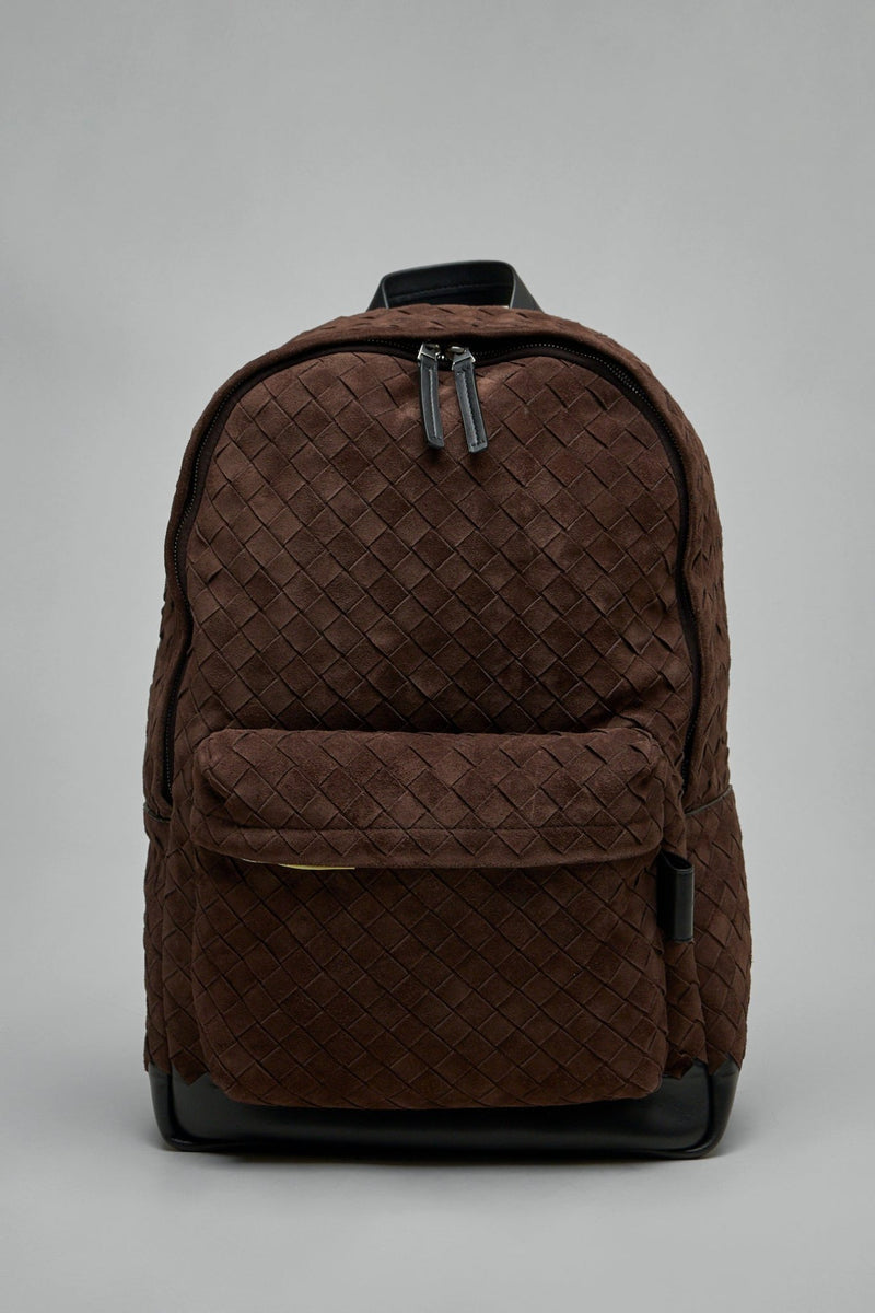 Intrecciato Suede Backpack