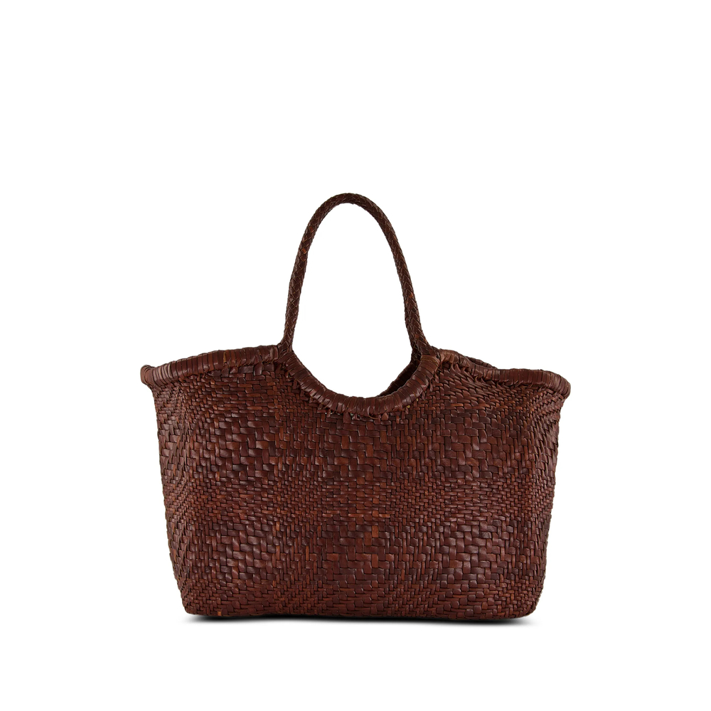 Dragon Diffusion Nantucket Woven Leather Tote Bag