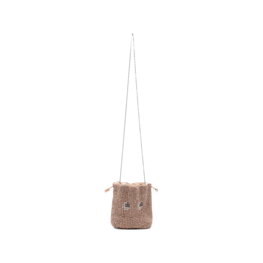 Anya Hindmarch Crystal-embellished Drawstring Shoulder Bag