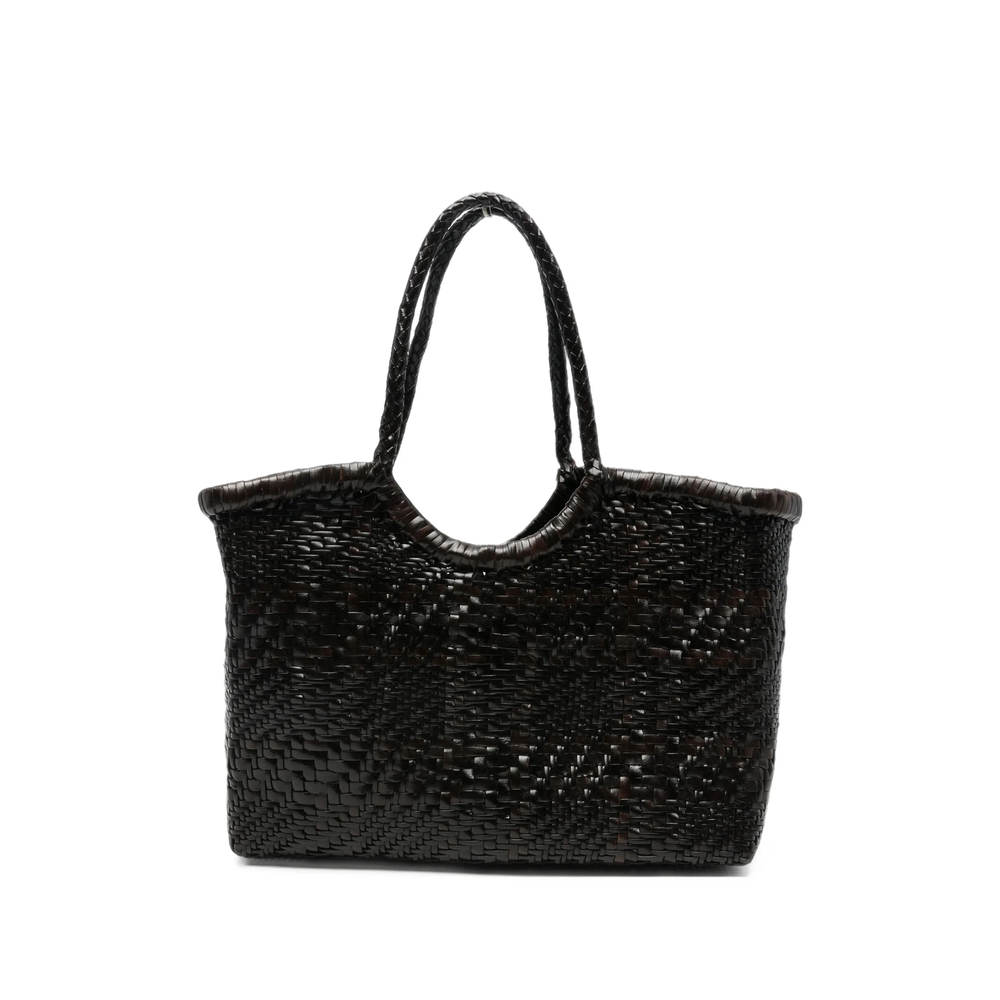 Dragon Diffusion Nantucket Optical Woven Leather Tote Bag