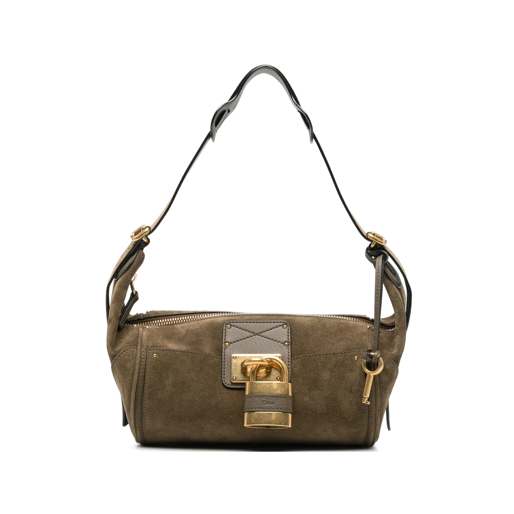 Chloé Paddington Crossbody Bag In Suede