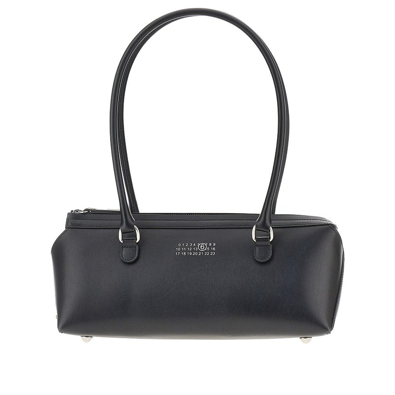 Borsa a spalla 'Bauletto' piccola in pelle
