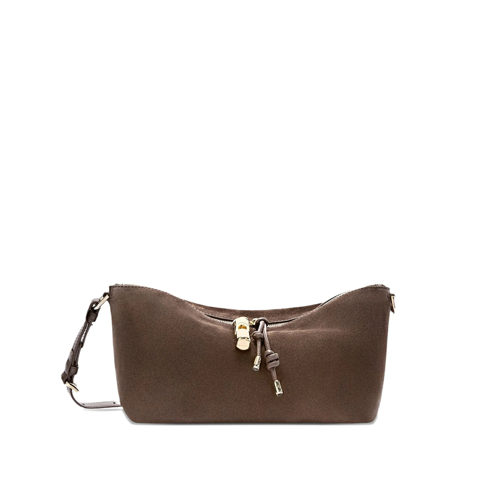 Furla Debby Suede Shoulder Bag
