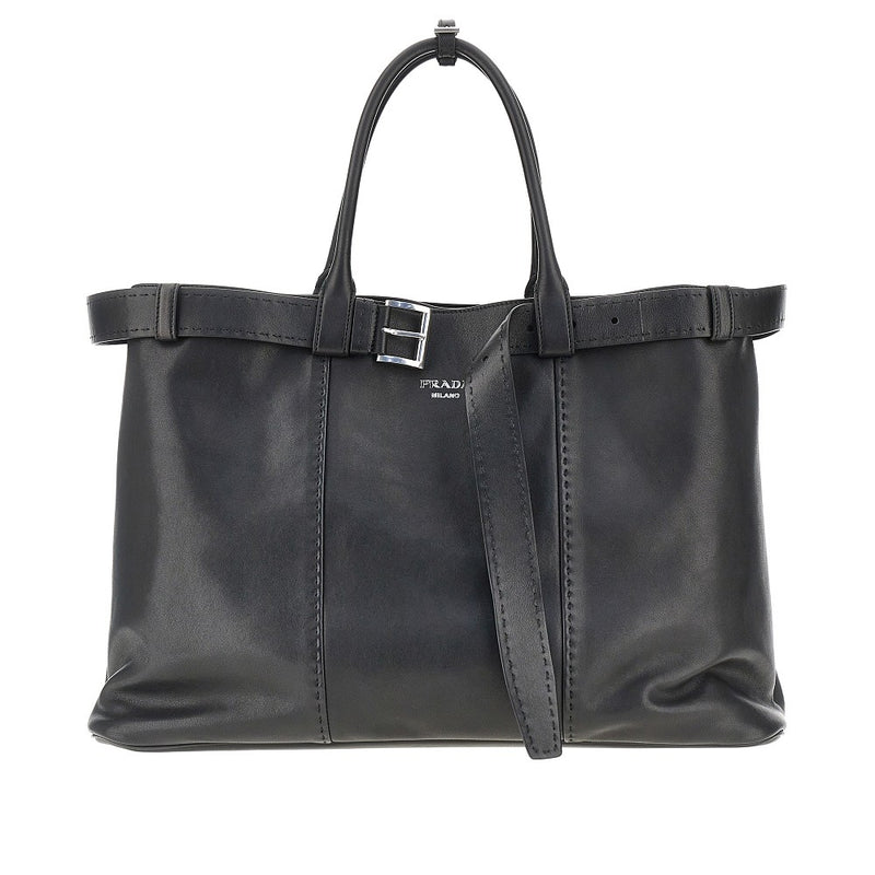 Borsa 'Prada Buckle' in nappa anticata