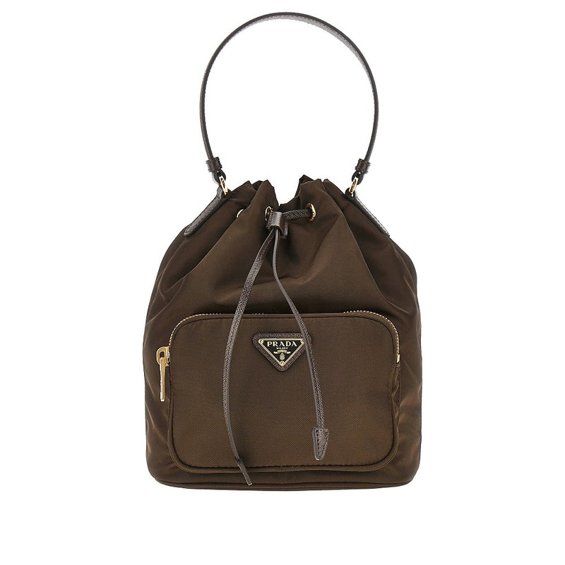 Borsa secchiello 'Prada Duet' in Re-Nylon