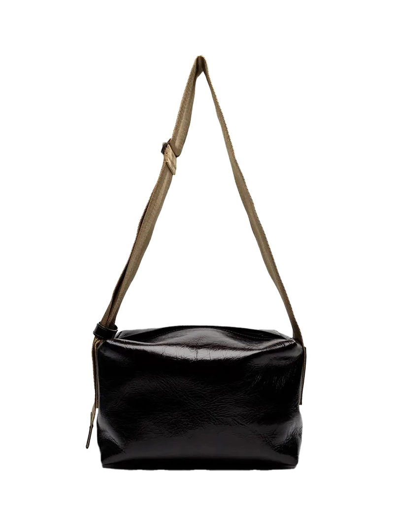 Uma Wang Medium Shoulder Bag Wine / Mustard